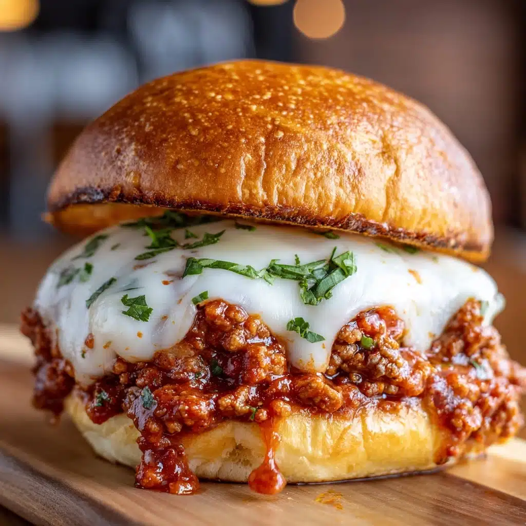 Chicken Parmesan Sloppy Joes : Delicious Dinner Recipe - Recipe Image
