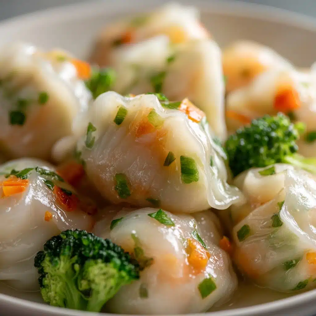 Shrimp and Vegetable Dumplings Recipe - Recipe Image