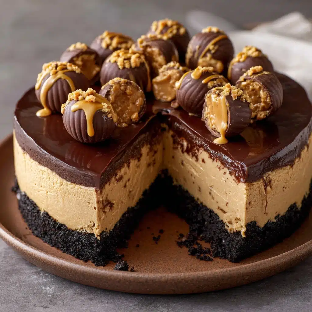 Instant Pot Peanut Butter Cup Cheesecake Recipe - Recipe Image