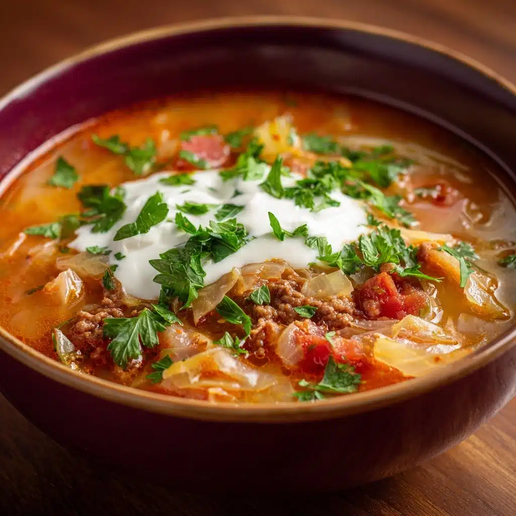 Polish Stuffed Cabbage Soup Recipe - Recipe Image