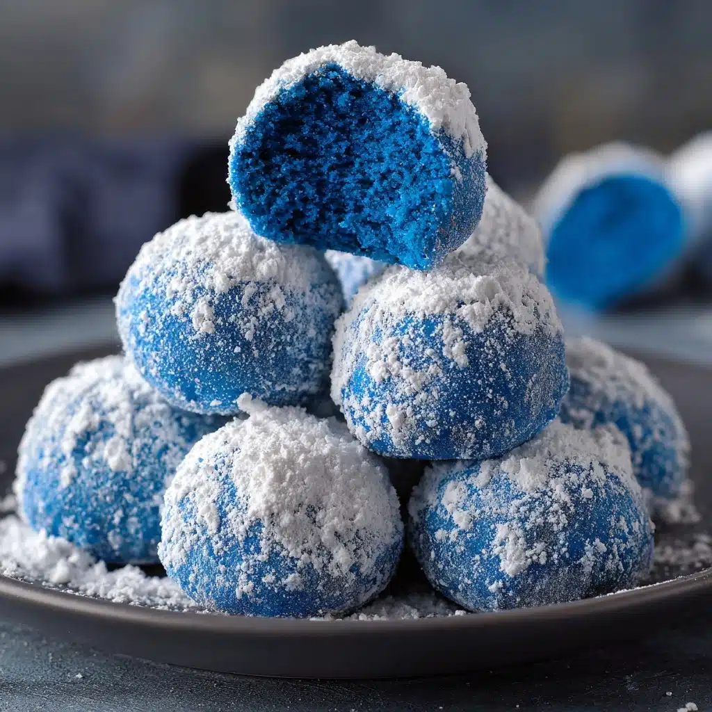 Blue Christmas Truffles Recipe - Recipe Image