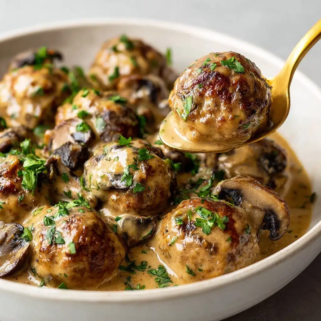 Crockpot Meatball Stroganoff Recipe - Recipe Image