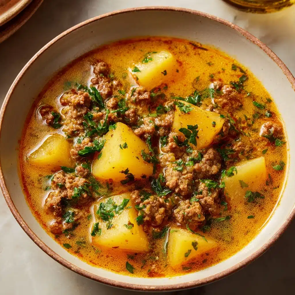 Creamy Potato & Sausage Soup Recipe - Recipe Image