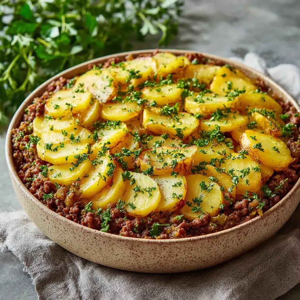Ground Beef and Potatoes Casserole Recipe - Recipe Image