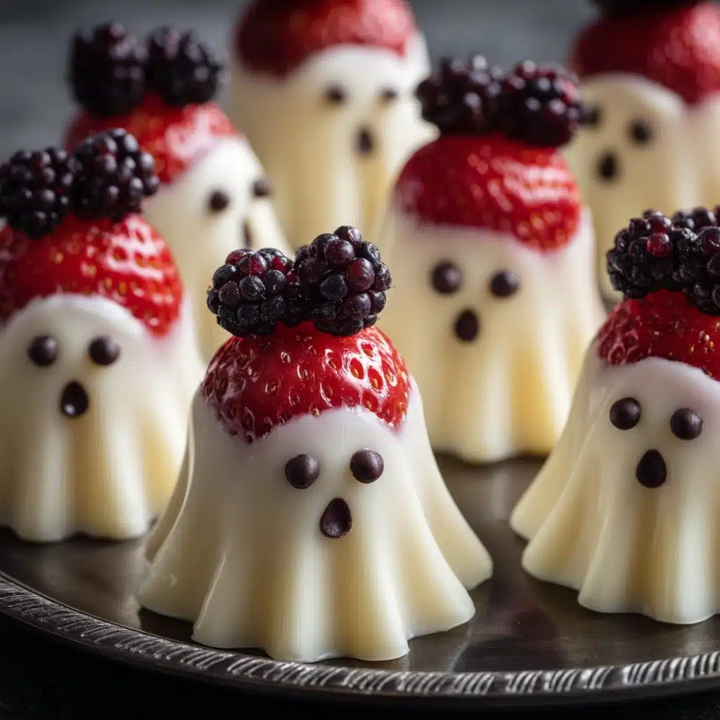Spooky Strawberry Ghosts Recipe - Recipe Image