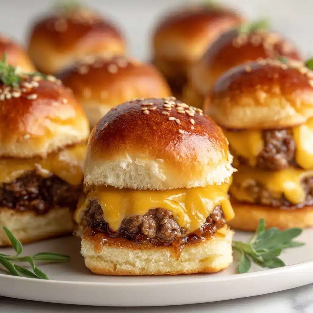 Classic Cheeseburger Sliders Recipe - Recipe Image