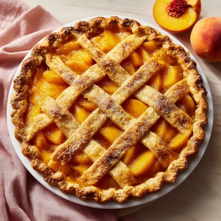 Better Than Grandma’s Peach Pie Recipe