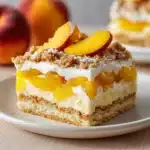 Peaches and Cream Pie Bars Recipe