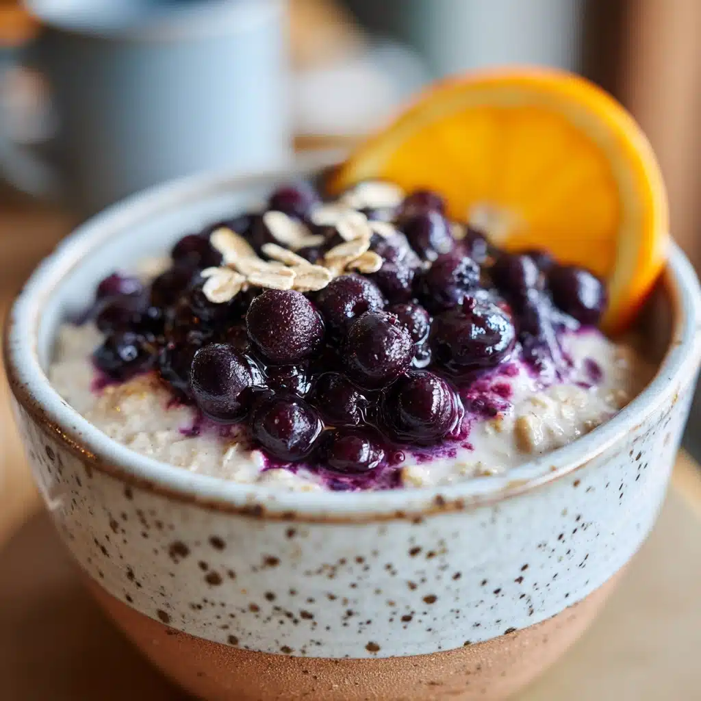 Blueberry Pie Overnight Oats Recipe - Recipe Image