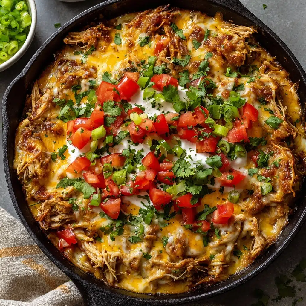 White Chicken Enchilada Skillet Recipe - Recipe Image