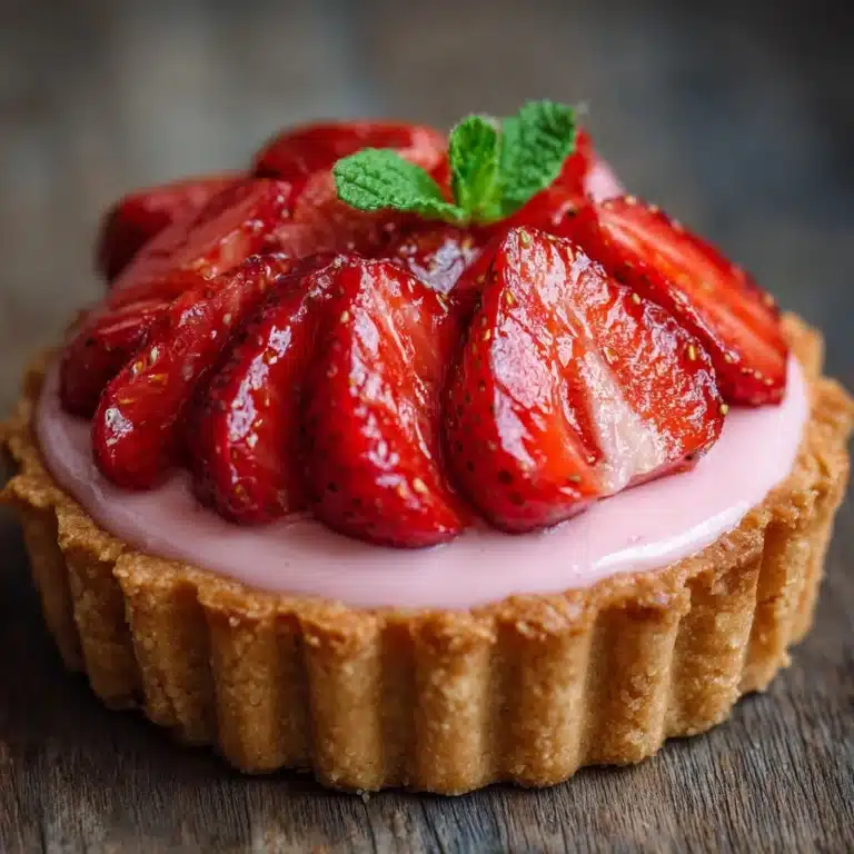 Strawberry Mousse Tartlets Recipe