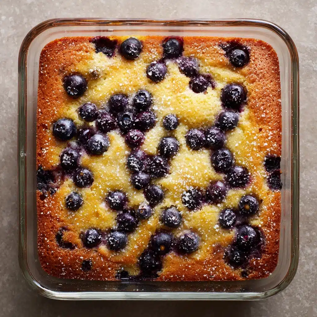 Lemon Blueberry Buttermilk Breakfast Cake Recipe - Recipe Image