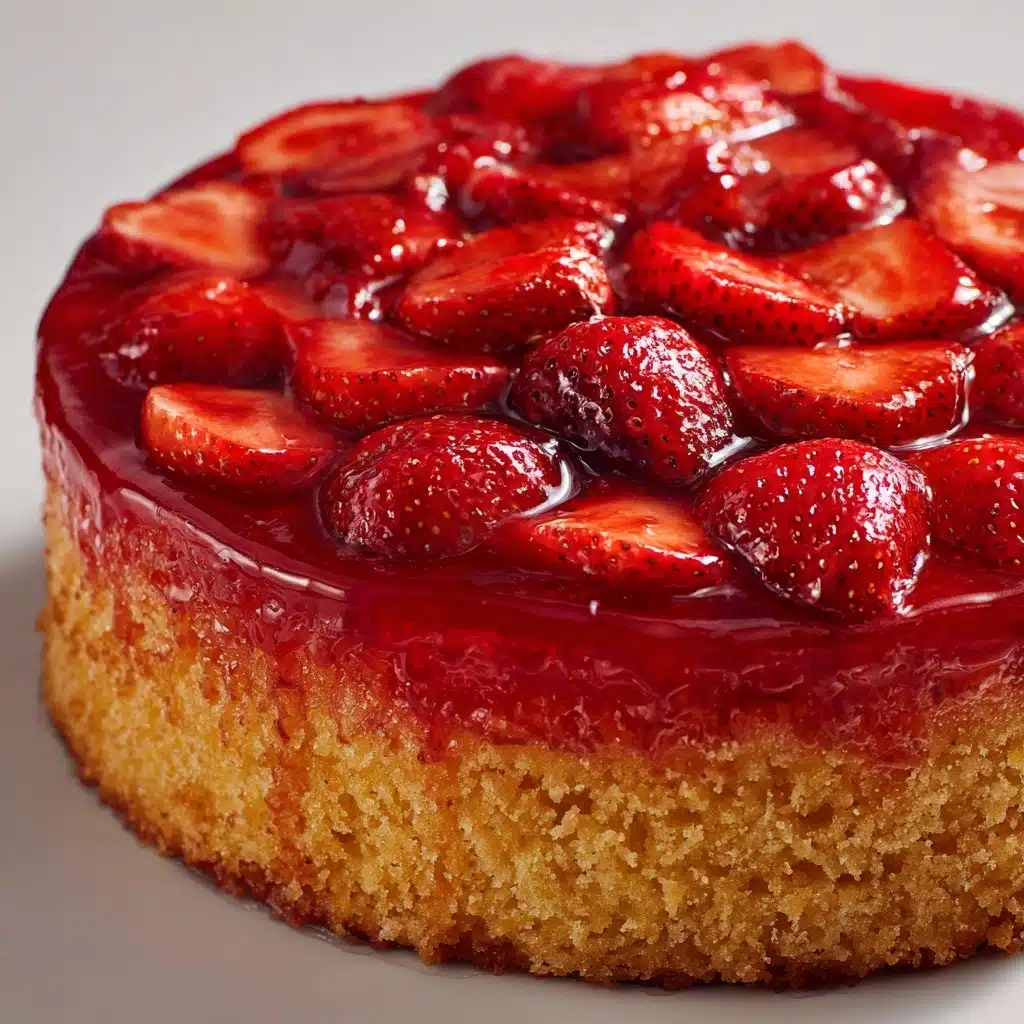 Strawberry Upside-Down Cake Recipe - Recipe Image