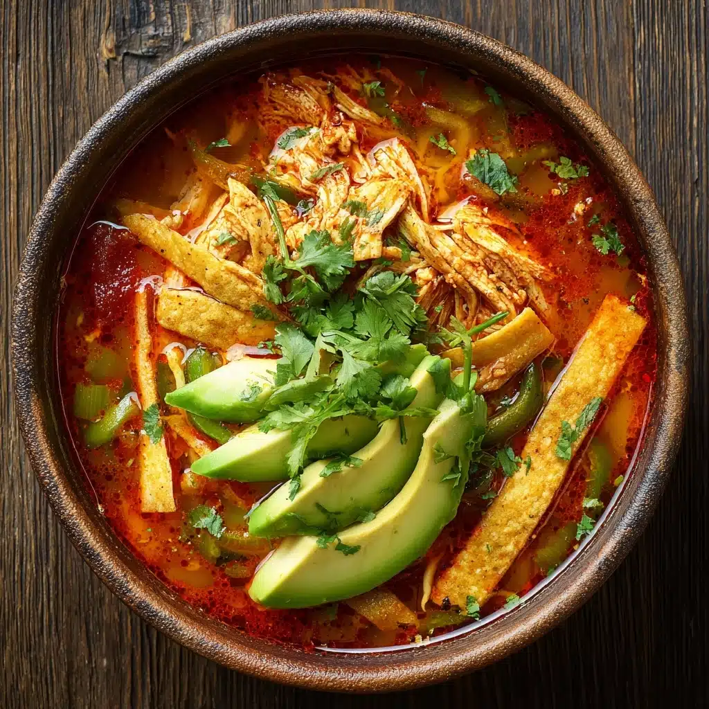 The Best Poblano Chicken Tortilla Soup From Scratch Recipe - Recipe Image