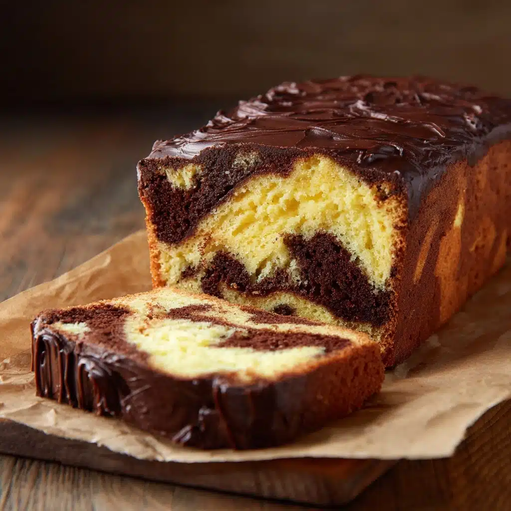 Espresso Marbled Loaf Cake Recipe - Recipe Image