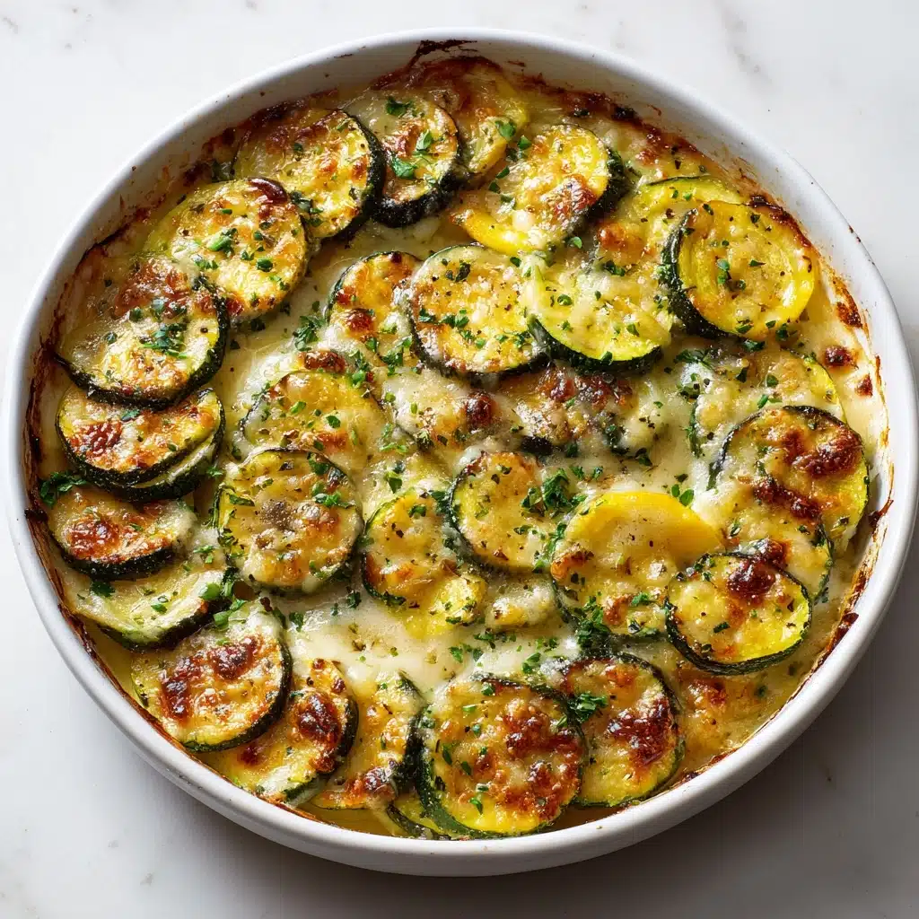 Zucchini and Yellow Squash Au Gratin Recipe - Recipe Image