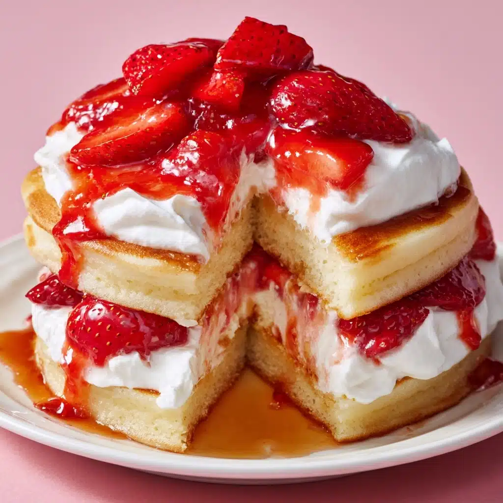 Strawberry Cheesecake Pancakes Recipe - Recipe Image