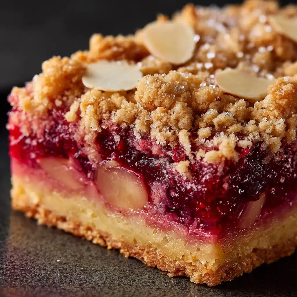 Rhubarb Magic Bars Recipe - Recipe Image