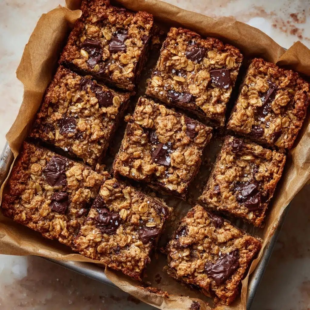 Healthy Chocolate Chip Oatmeal Bars Recipe - Recipe Image