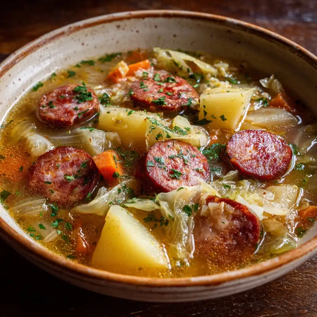 Kielbasa and Cabbage Soup Recipe - Recipe Image