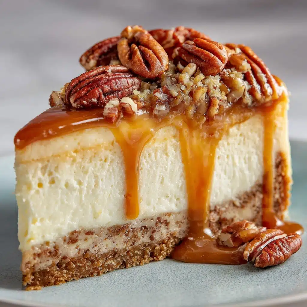 Pecan Pie Cheesecake Recipe - Recipe Image