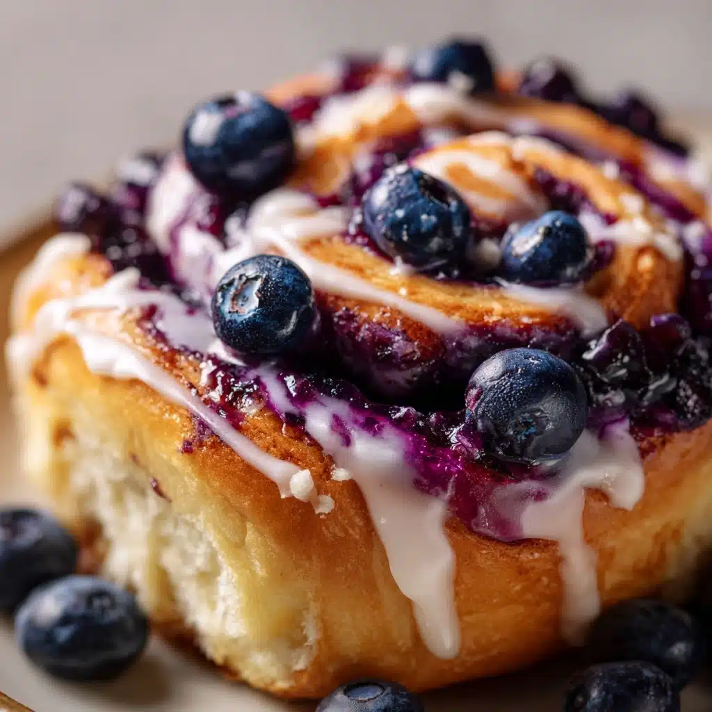Homemade Blueberry Sweet Rolls Recipe - Recipe Image