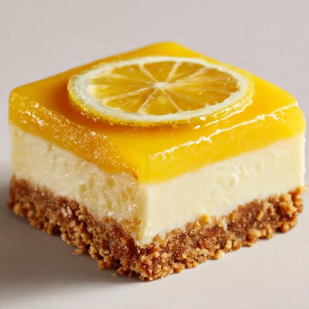 Lemon Cream Cheese Bars Recipe - Recipe Image