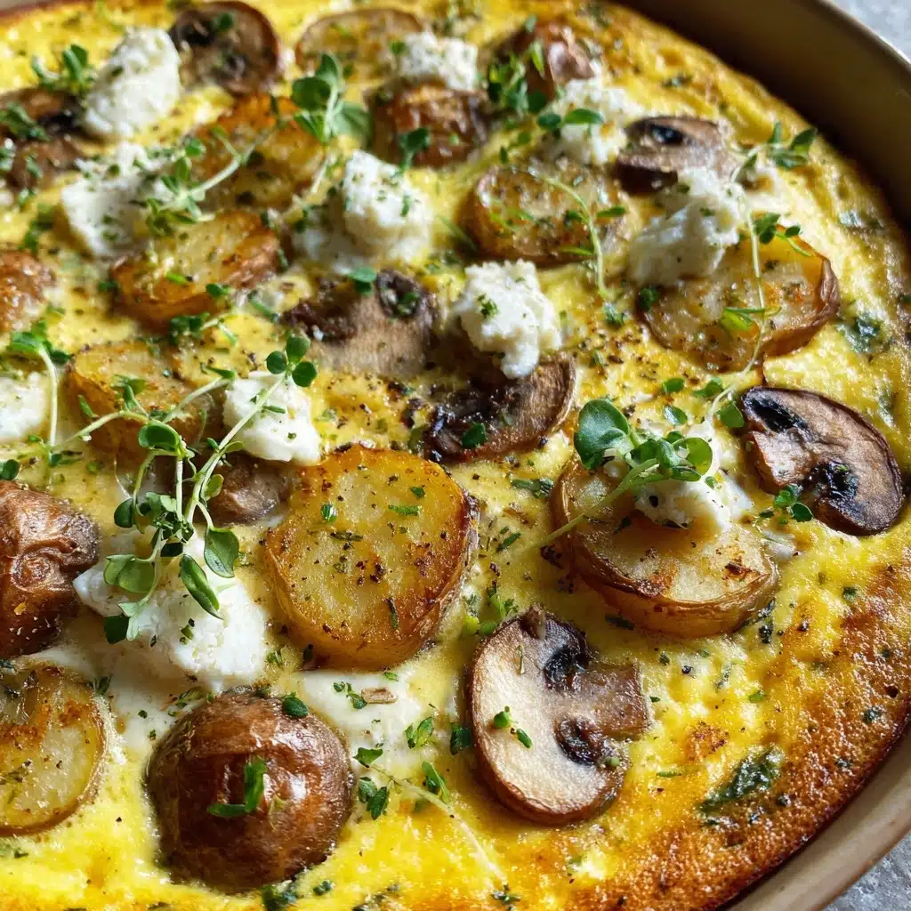 Mushroom Frittata Recipe - Recipe Image