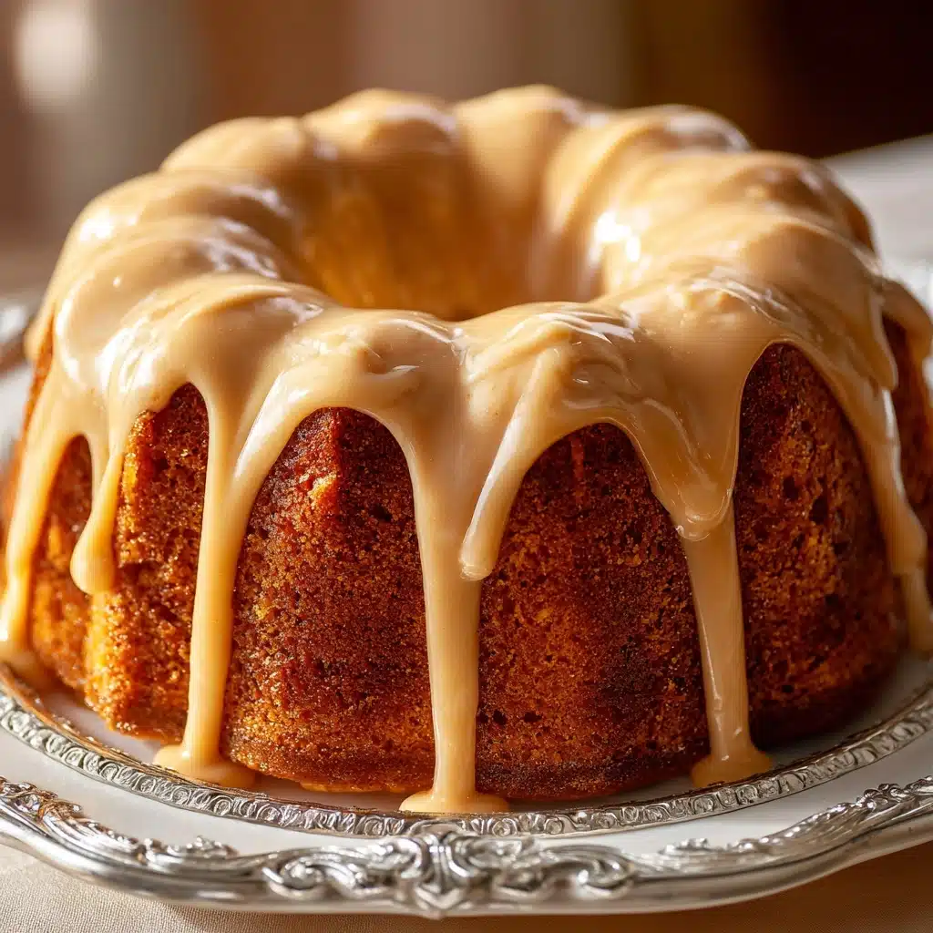 Vanilla Buttermilk Pound Cake with Cream Cheese Glaze Recipe - Recipe Image