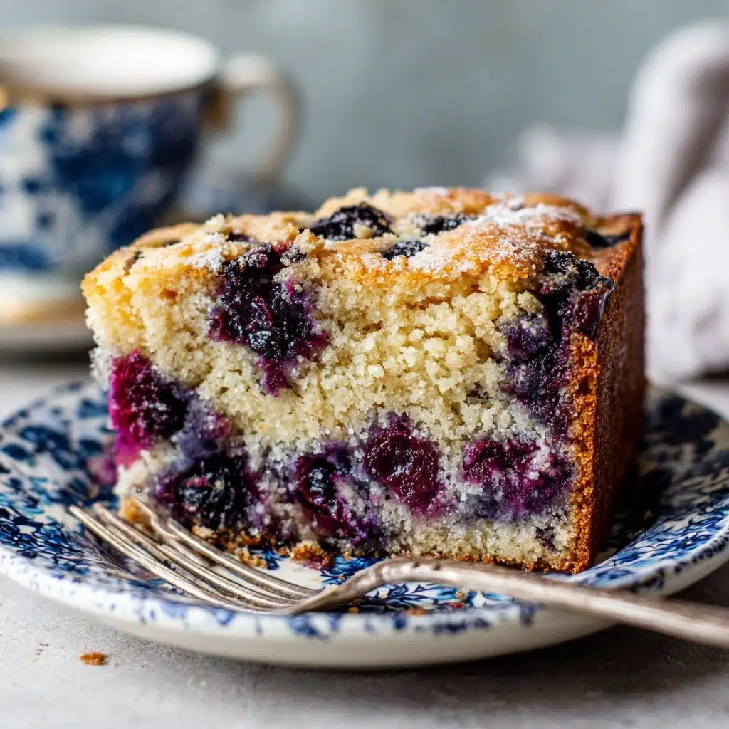 Buttermilk Blueberry Breakfast Cake Recipe - Recipe Image