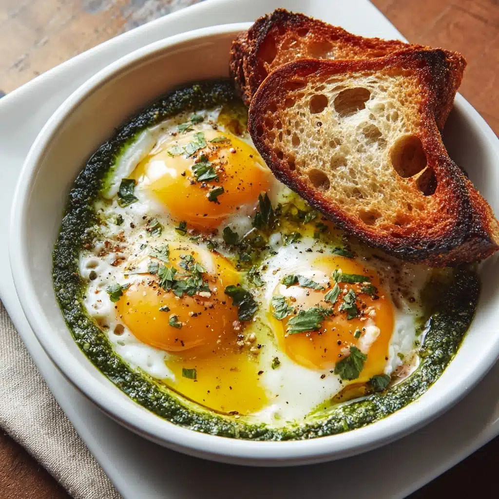 Pesto Eggs Recipe - Recipe Image