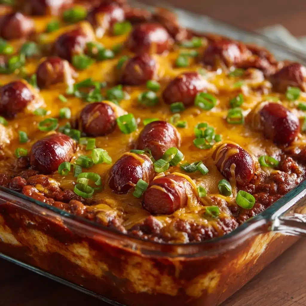 Chili Cheese Dog Casserole: A Delicious and Easy Recipe for Family Dinners Recipe - Recipe Image