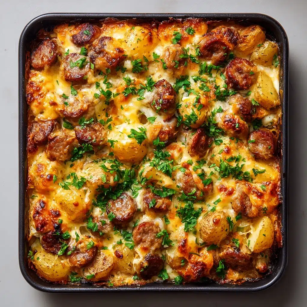 Irresistible Cheesy Ranch Potatoes and Smoked Sausage Recipe - Recipe Image