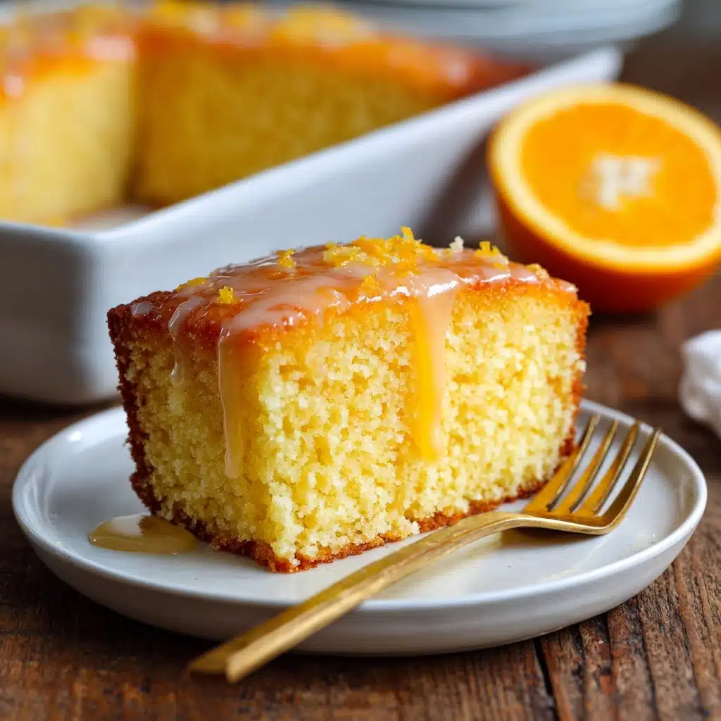 Orange Jello Cake Recipe - Recipe Image
