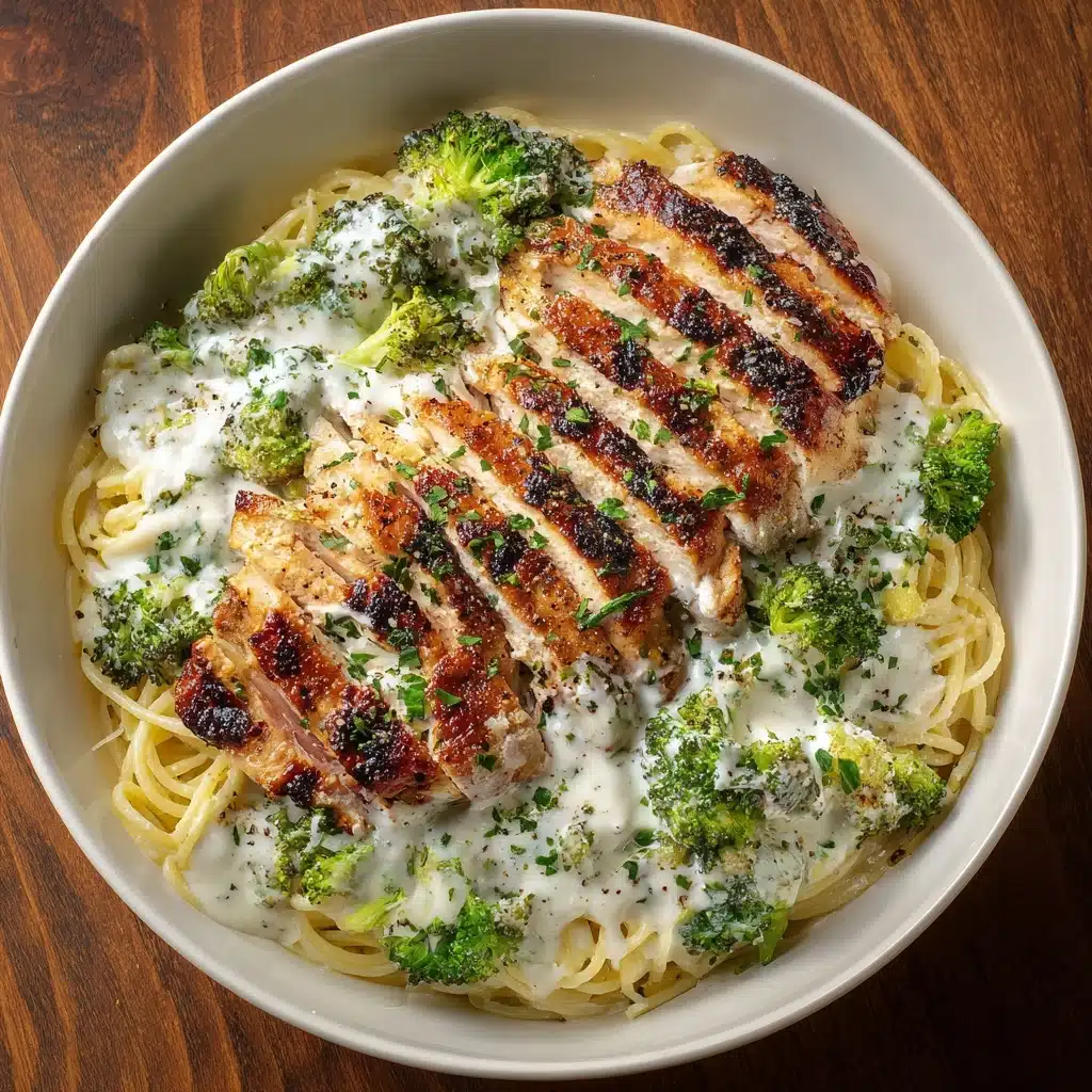 Skinny Chicken Broccoli Alfredo Recipe - Recipe Image