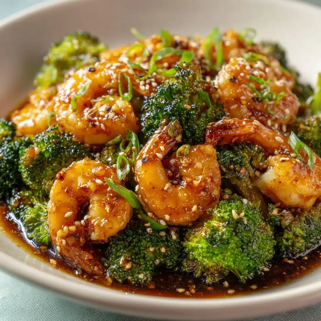 Honey Garlic Shrimp, Sausage & Broccoli Recipe