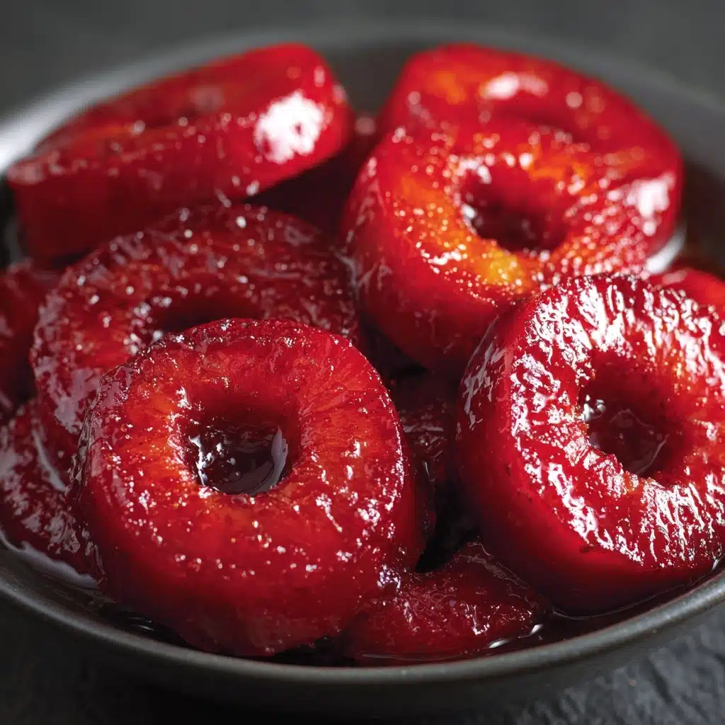 Old-Fashioned Red Cinnamon Apple Rings Recipe