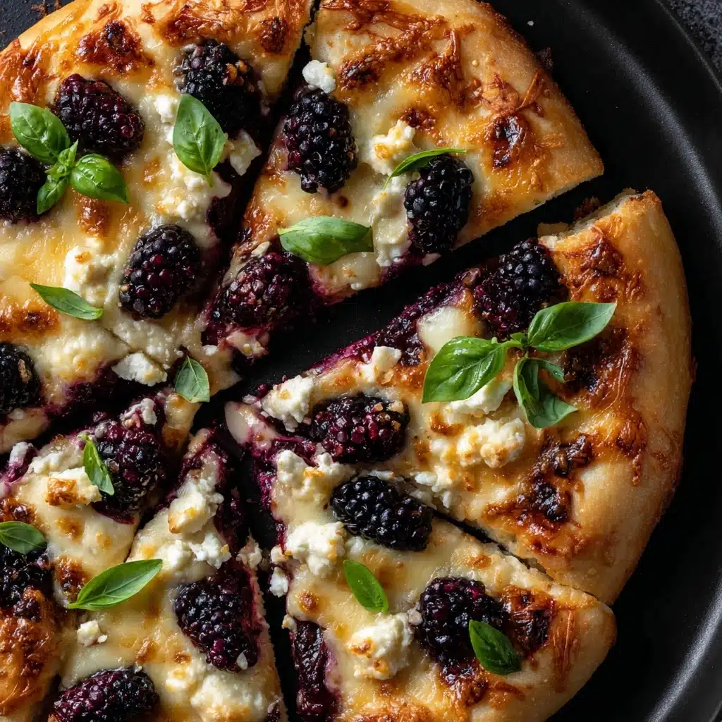 Blackberry Basil Pizza Recipe - Recipe Image