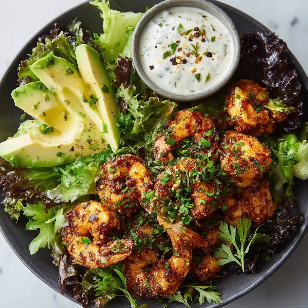 Hot Honey Blackened Shrimp Caesar Salad: An Amazing Ultimate Recipe - Recipe Image