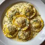 Lobster Ravioli with Creamy Sauce Recipe