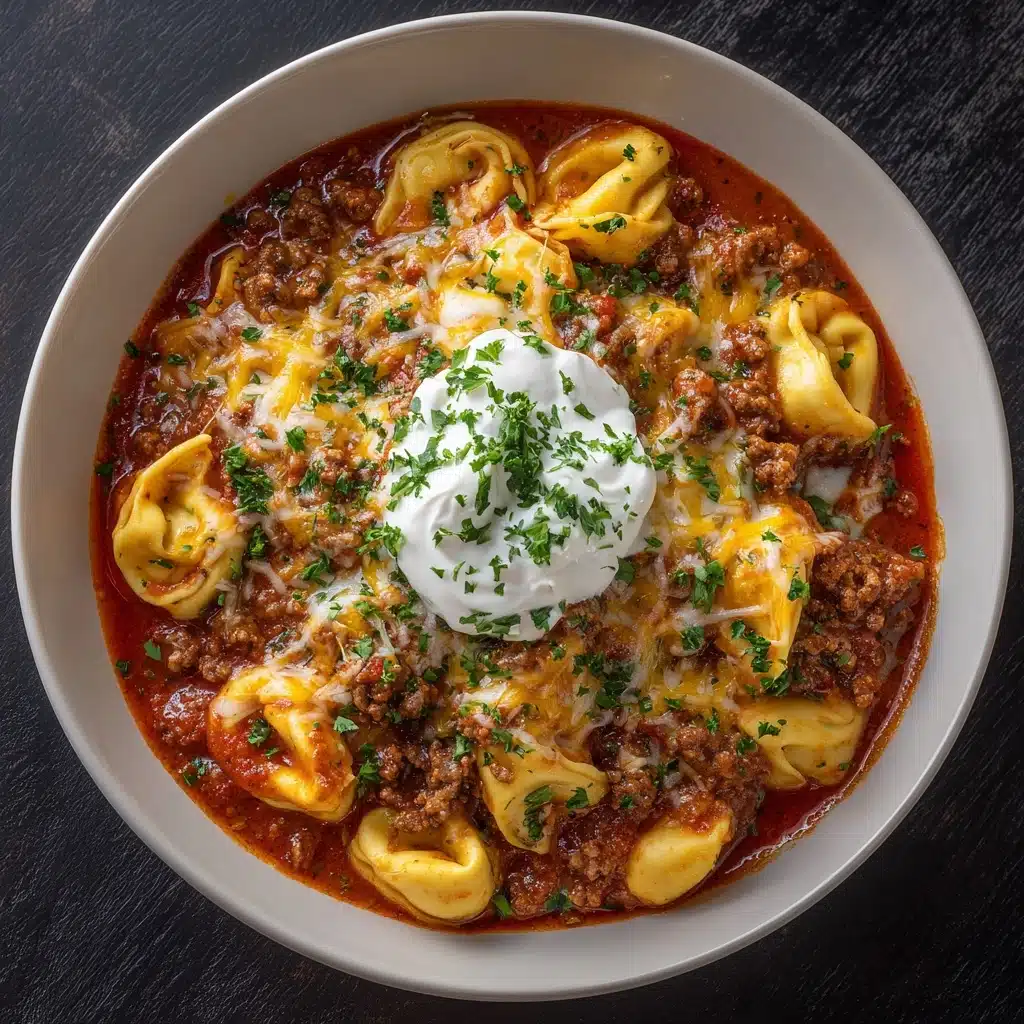 Cheesy Beef Enchiladas Tortellini Recipe - Recipe Image