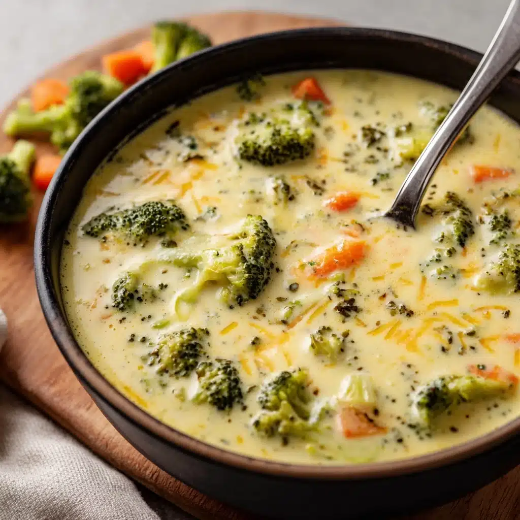 Healthy Broccoli Cheddar Soup Recipe - Recipe Image