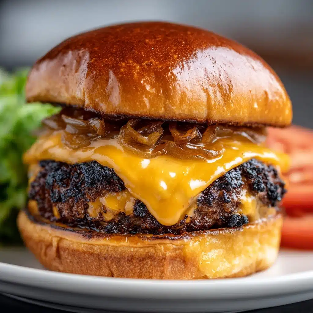Onion Wrapped Flying Dutchman Burger Recipe - Recipe Image