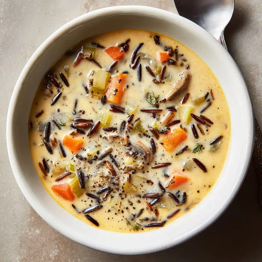 Cozy Autumn Wild Rice Soup Recipe