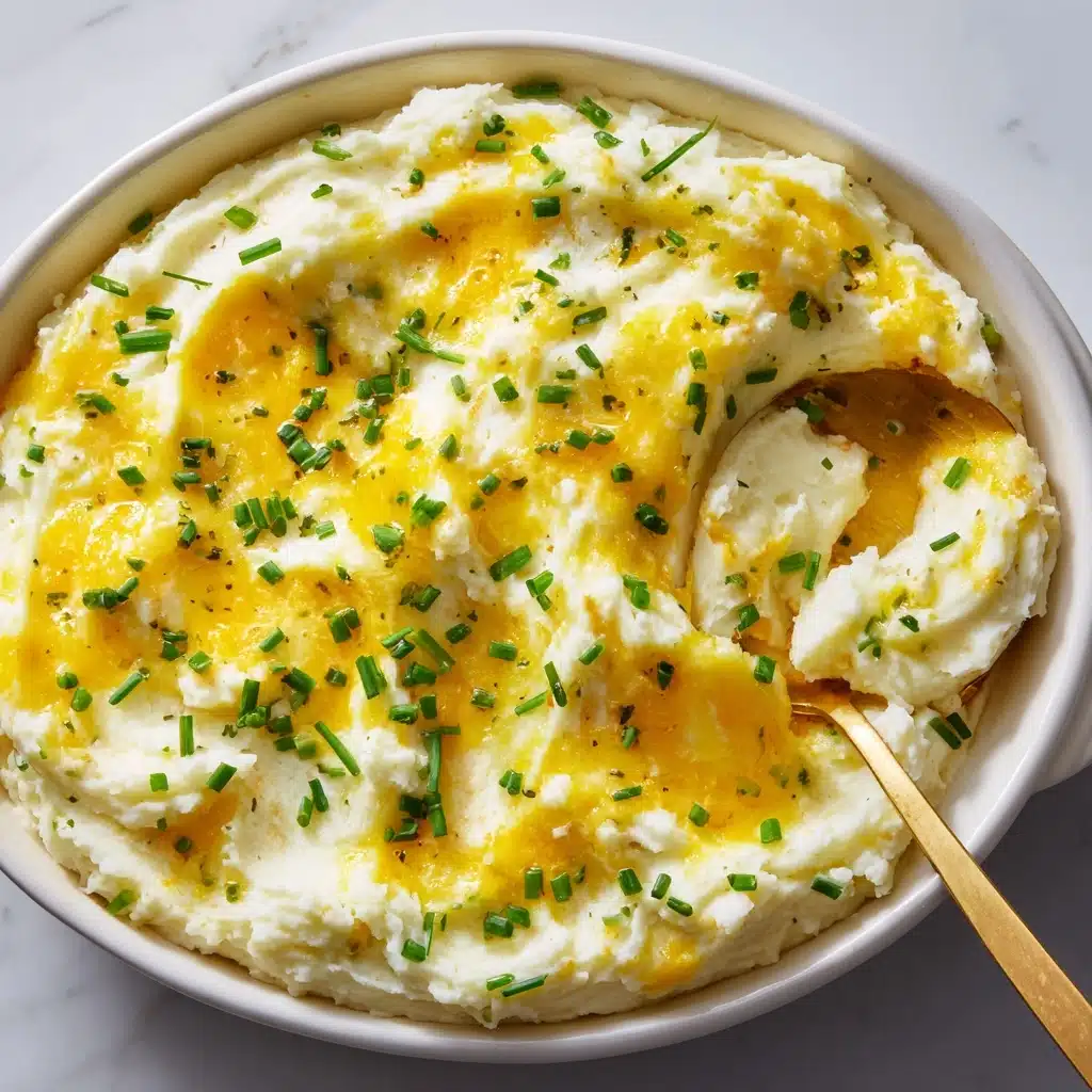 Baked Cheesy Mashed Potatoes Recipe - Recipe Image