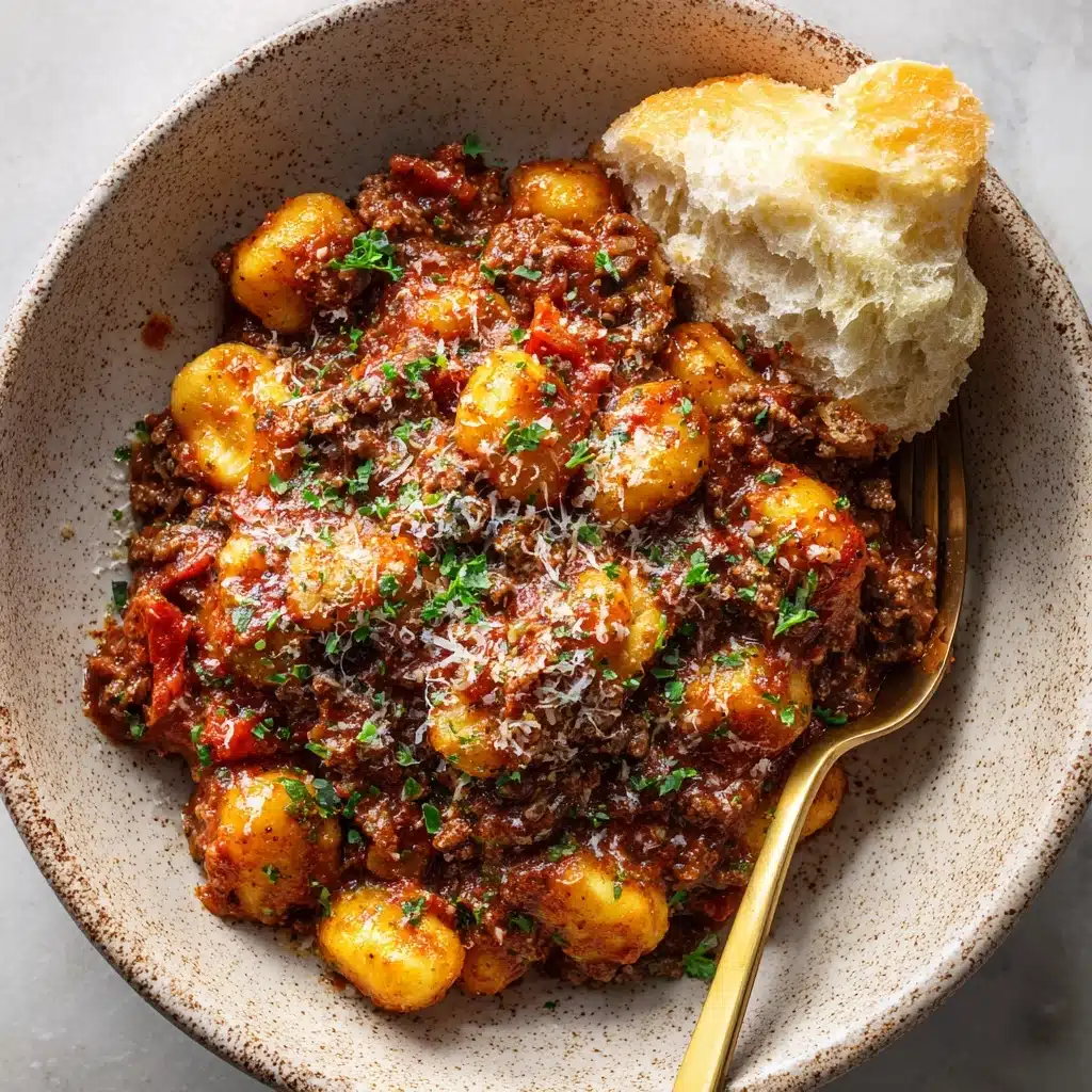 Cozy Gnocchi Bolognese Recipe - Recipe Image