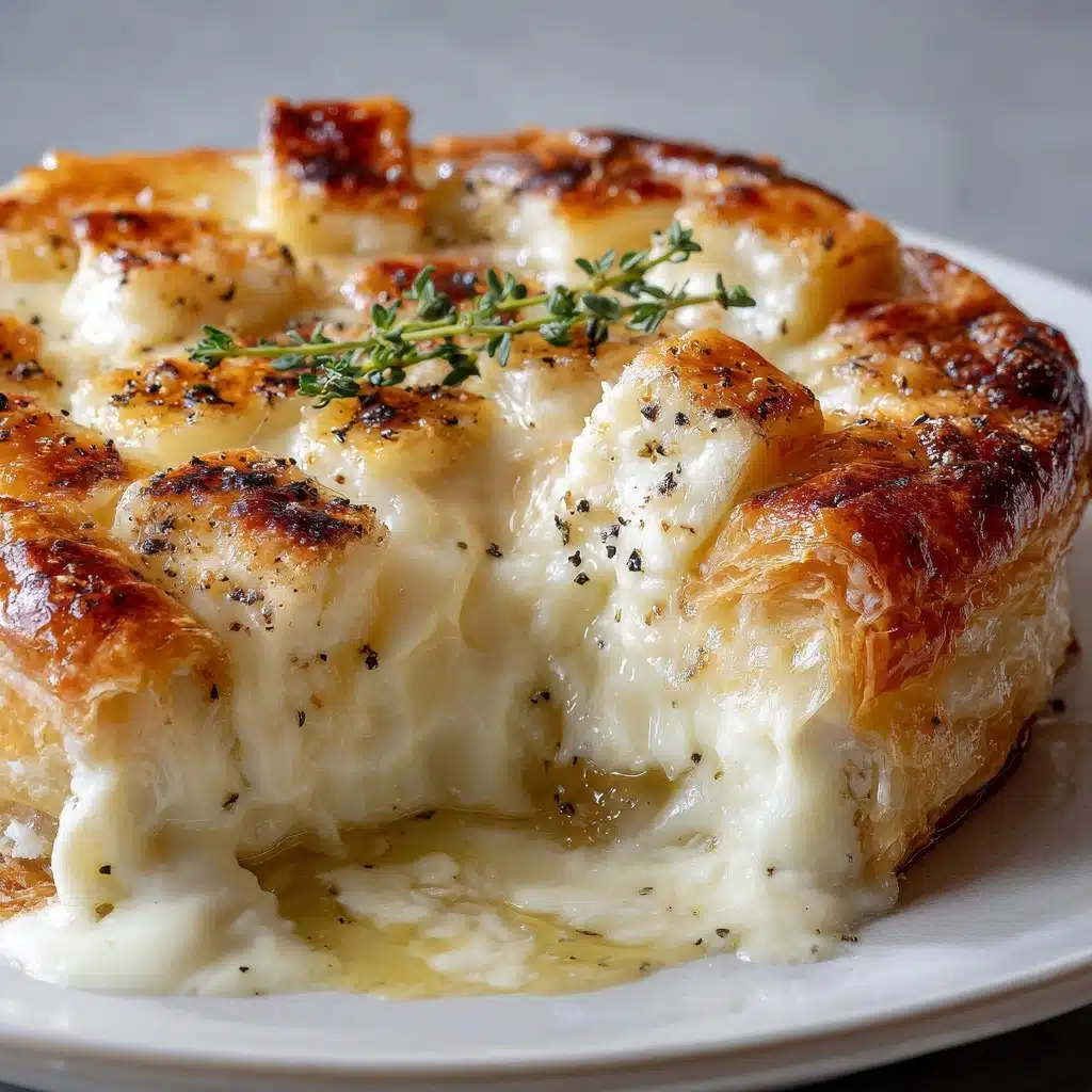 Garlic Butter Baked Brie Recipe