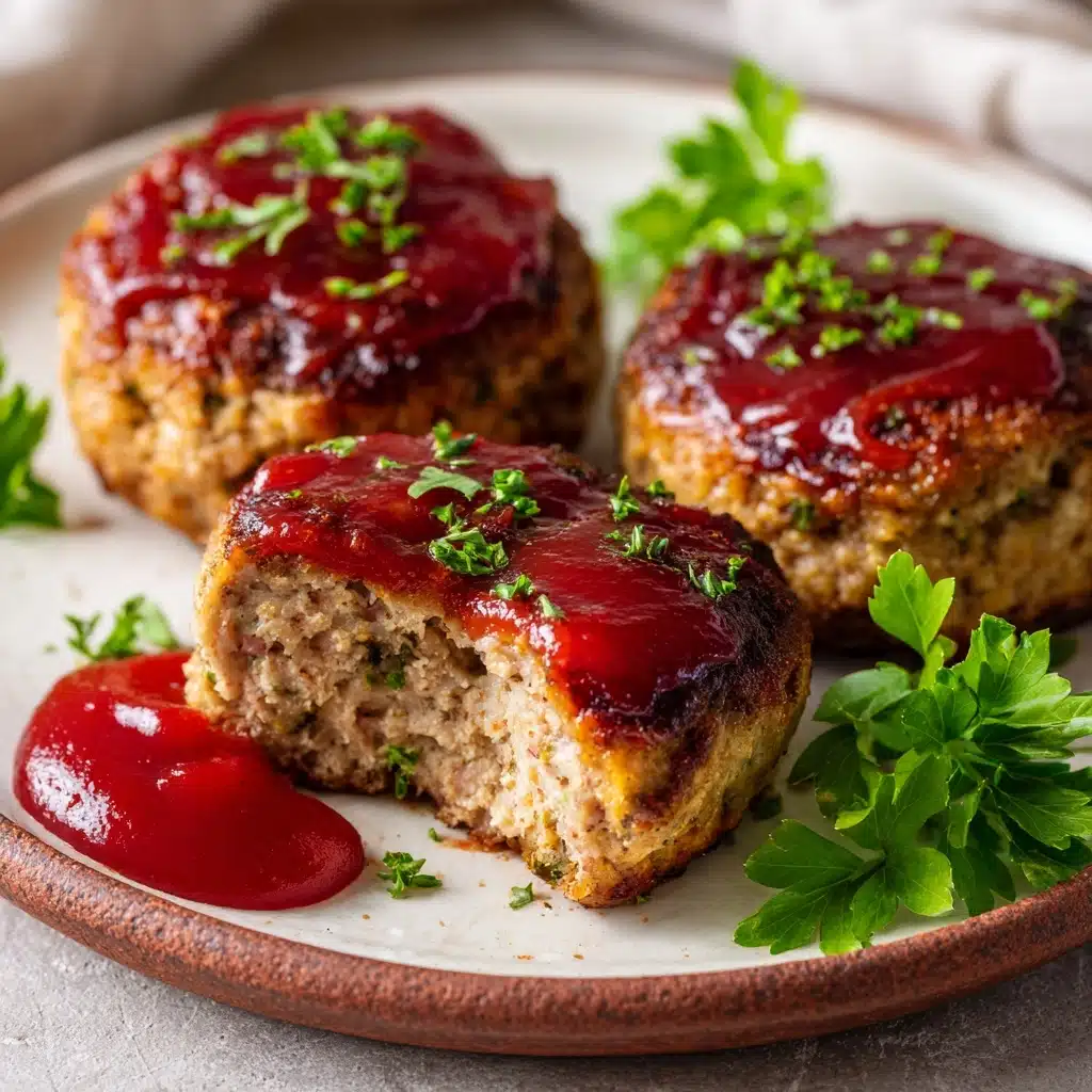 Best Easy Mini Meatloaf with Ground Turkey Recipe - Recipe Image