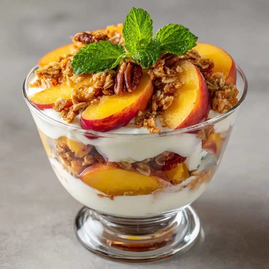Peach Cobbler Cheesecake Fruit Salad Recipe - Recipe Image