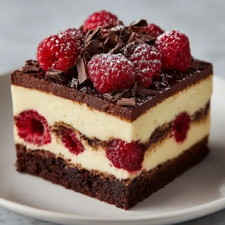 White Chocolate Raspberry Traybake Recipe